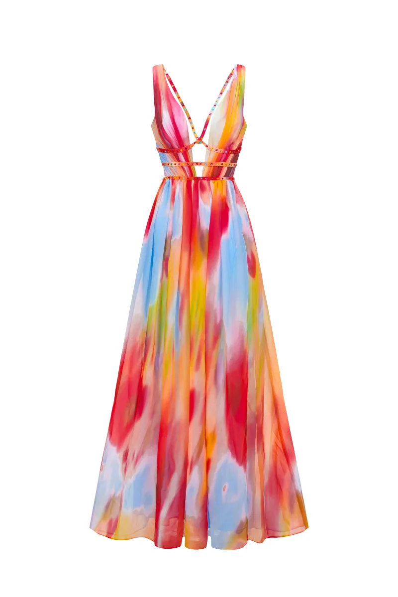 Vestido Maxi Eileen Estampado