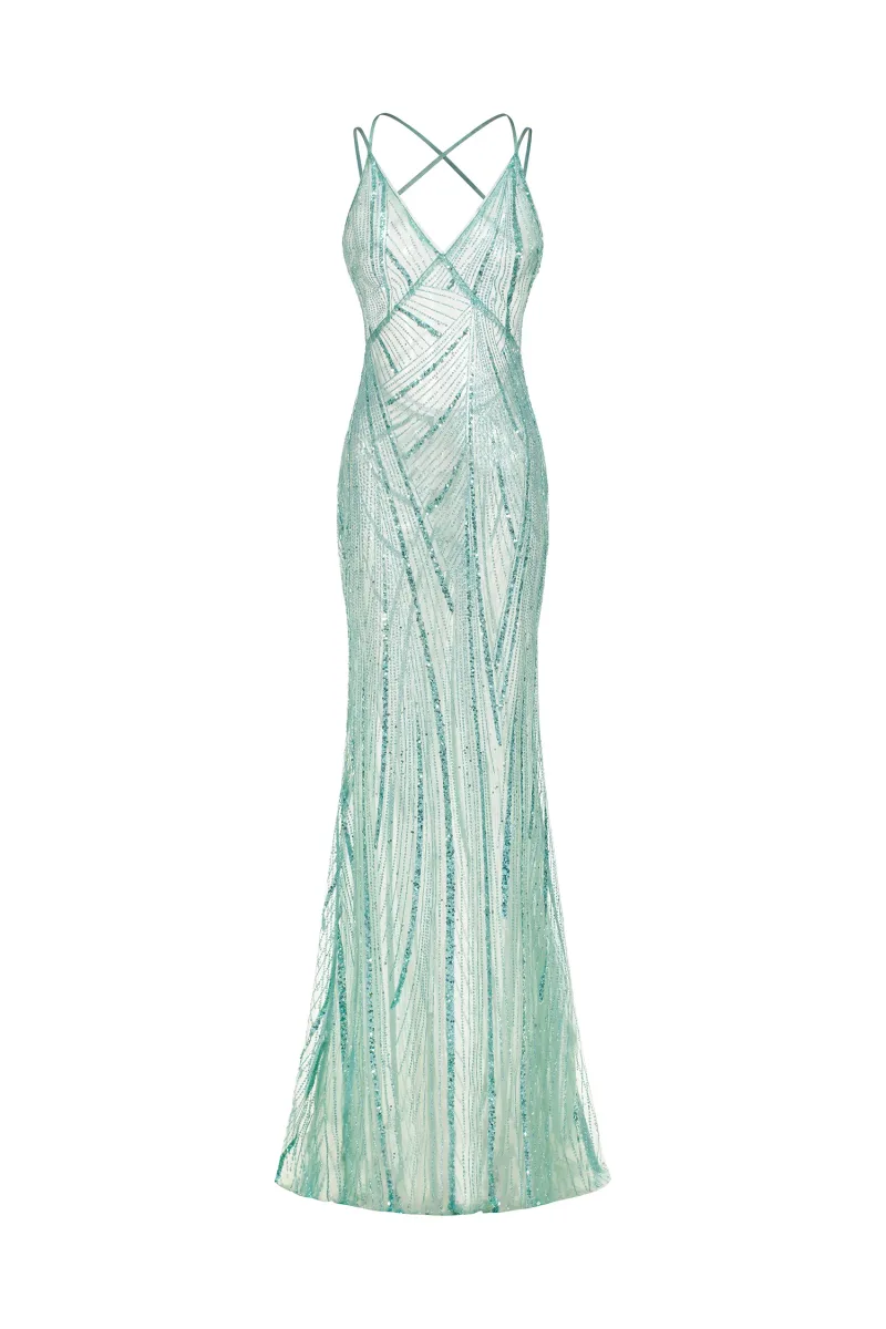 Vestido Maxi Hilia com Brilho