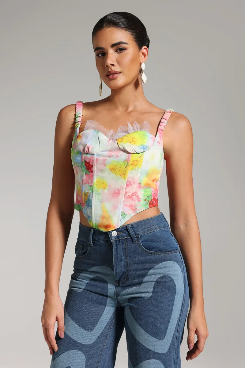 Top Bustier Grinin Estampado