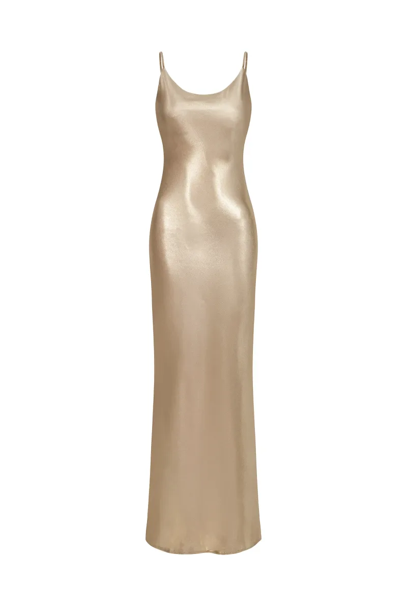 Vestido Maxi Fuffy com Costas Nuas