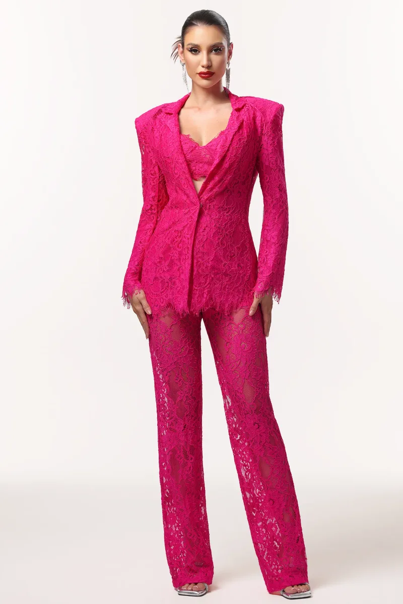 Conjunto Two-Piece Naya em Renda Tailored Sexy