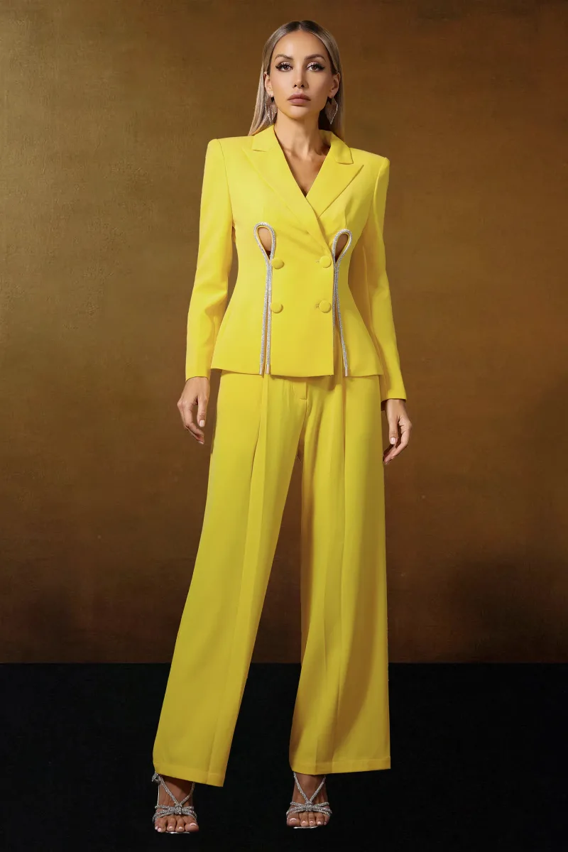 Conjunto Blazer Kuhany com Cut-Out