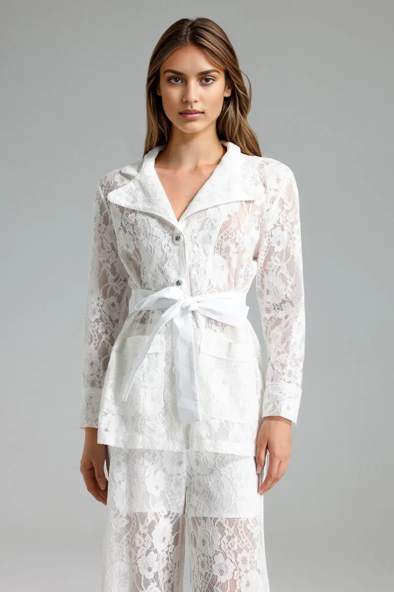 Conjunto Blazer Rosmarie com Floral e Alças