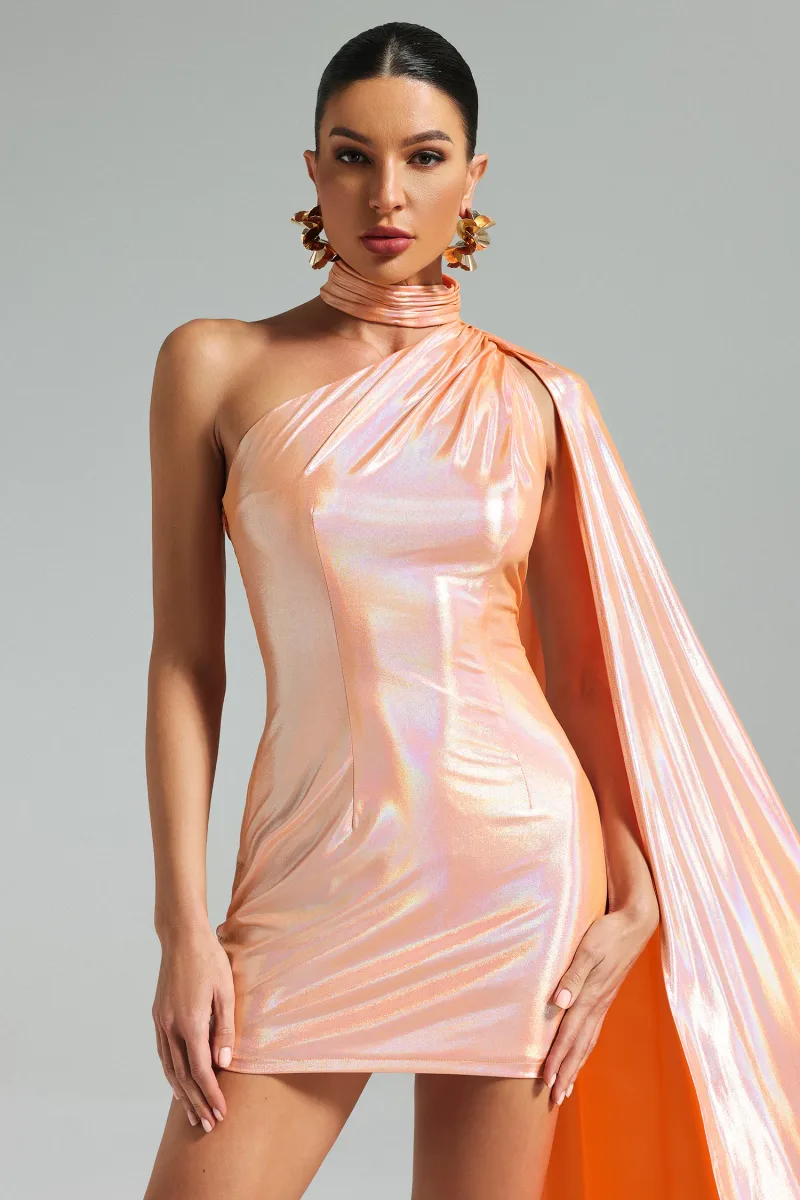 Mini Dress Yuico com Um Ombro só