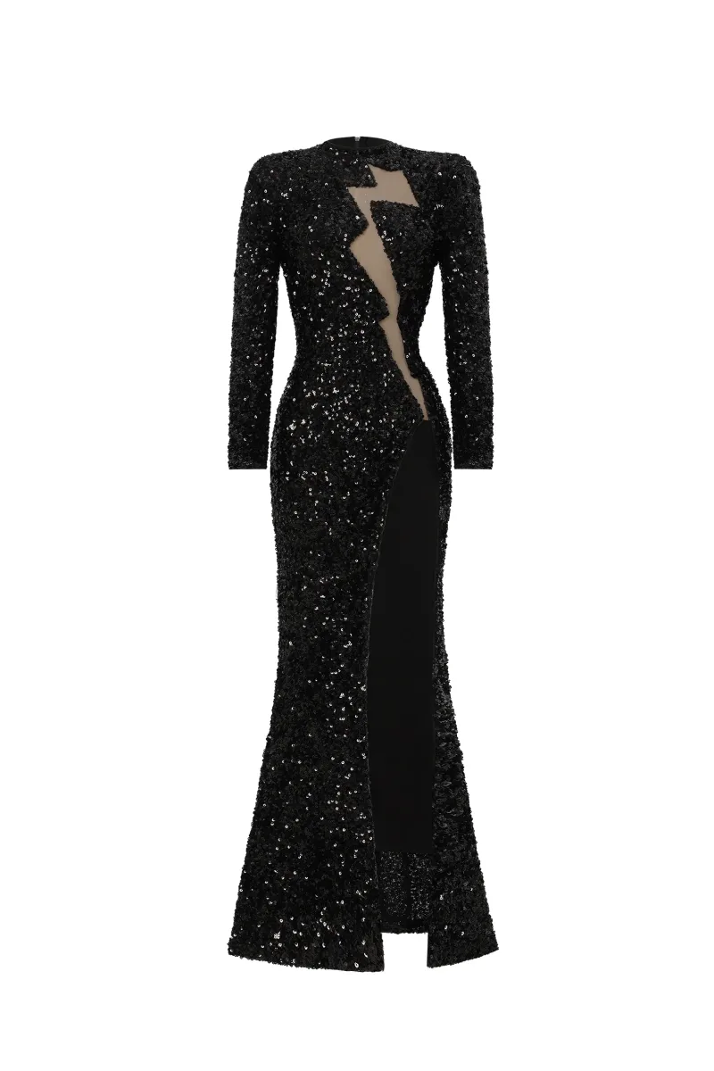 Vestido Maxi Rebeka em Paetê
