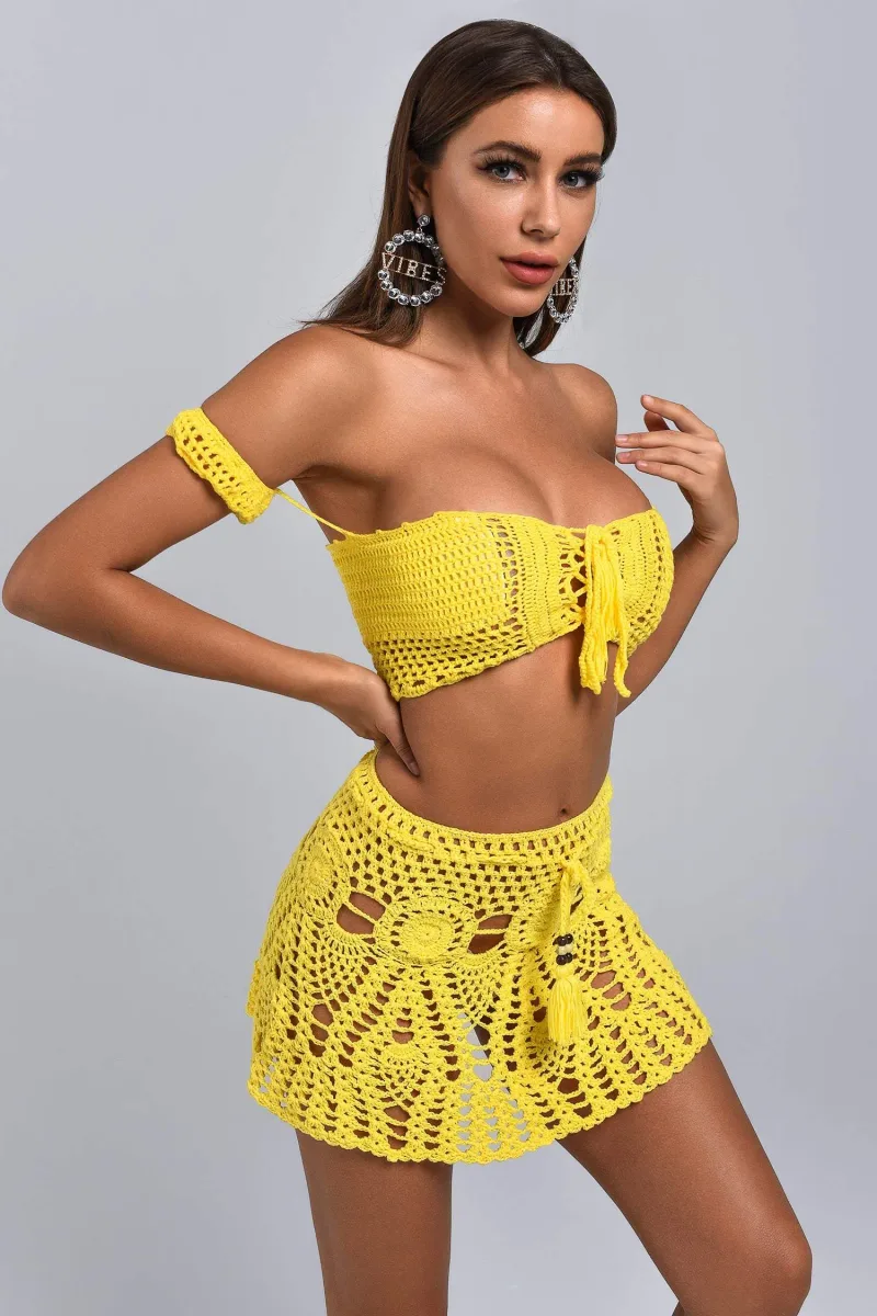 Conjunto Shenali em Crochê