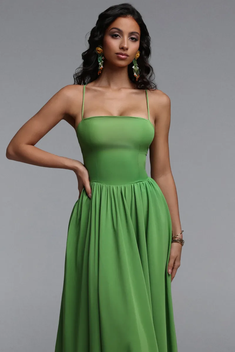 Vestido Maxi Kimaya Resort Fluido e Sem Mangas