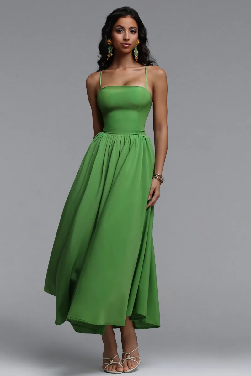 Vestido Maxi Kimaya Resort Fluido e Sem Mangas