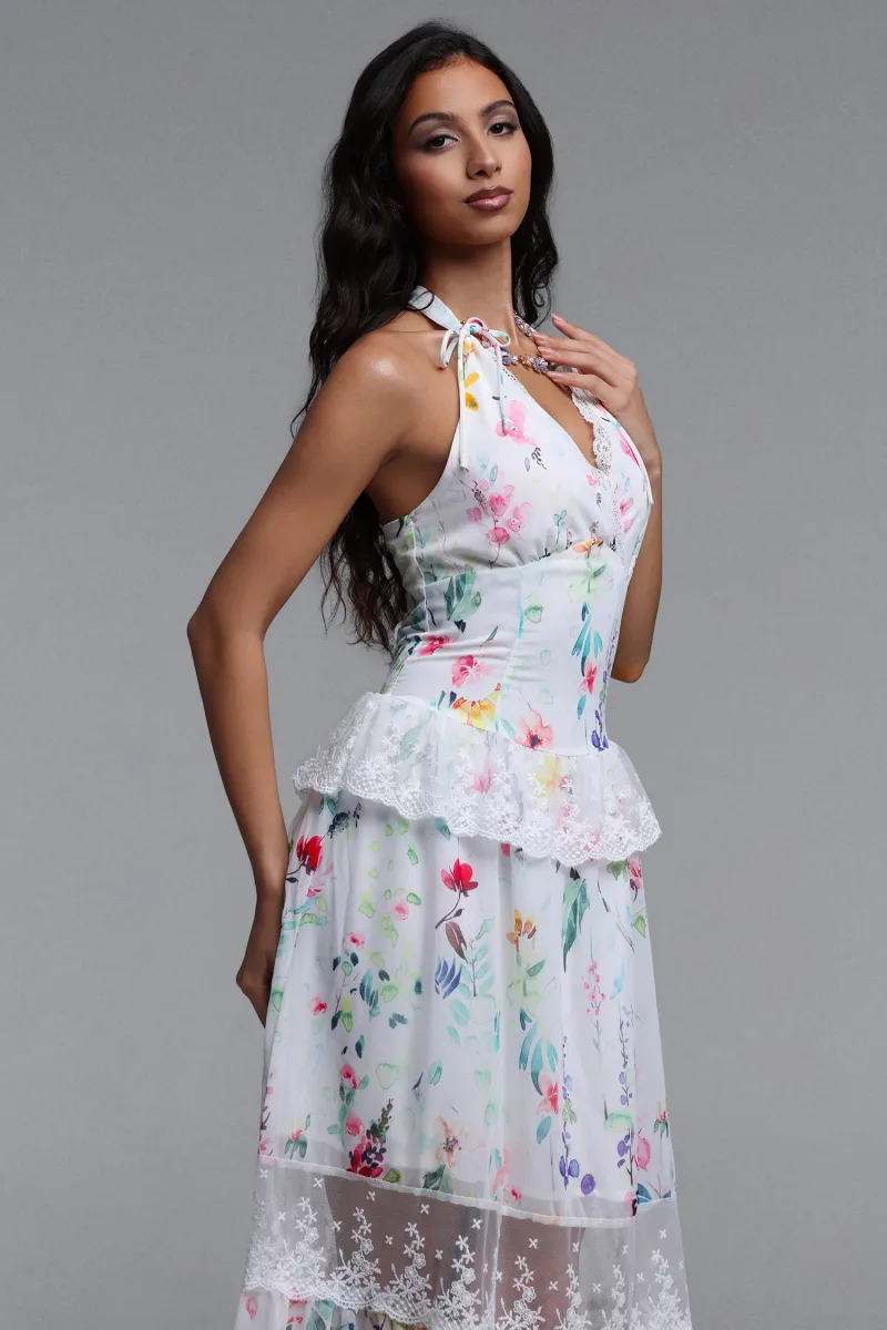 Vestido Maxi Vanina Resort com Estampa Floral