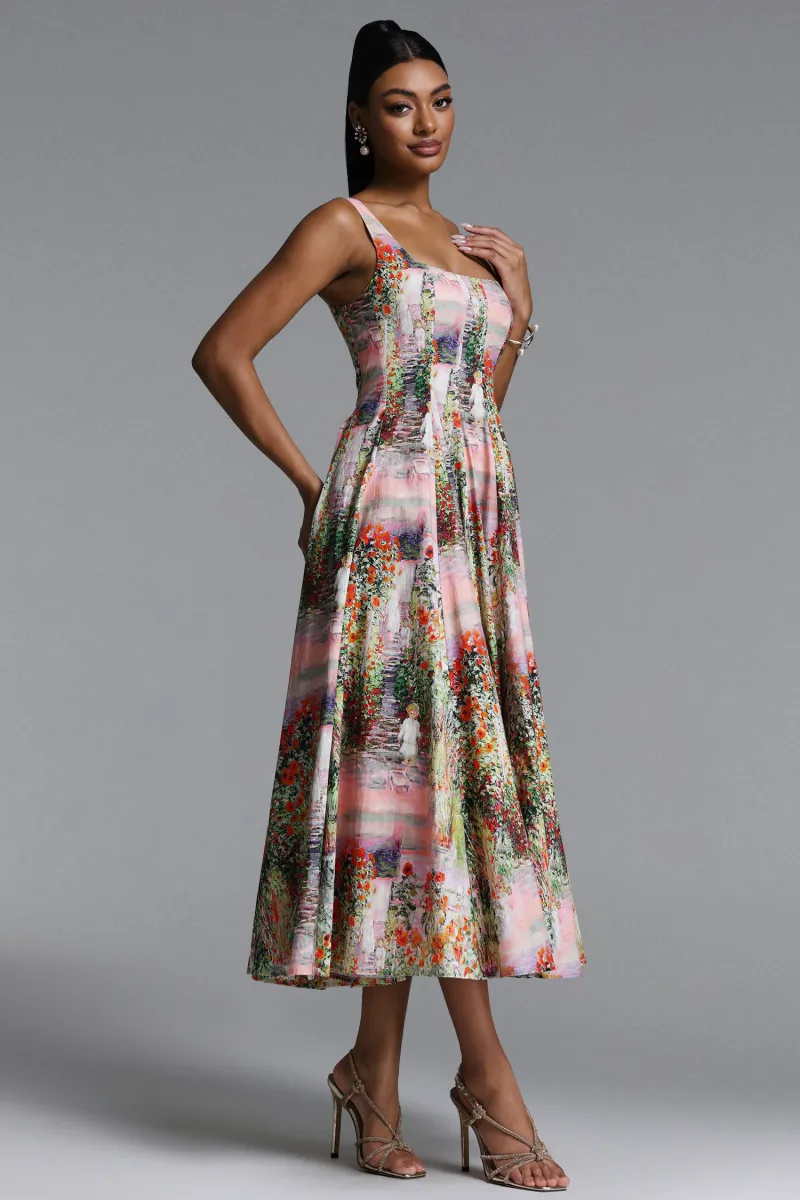 Vestido Maxi Maliya Clássico com Padronagem Floral