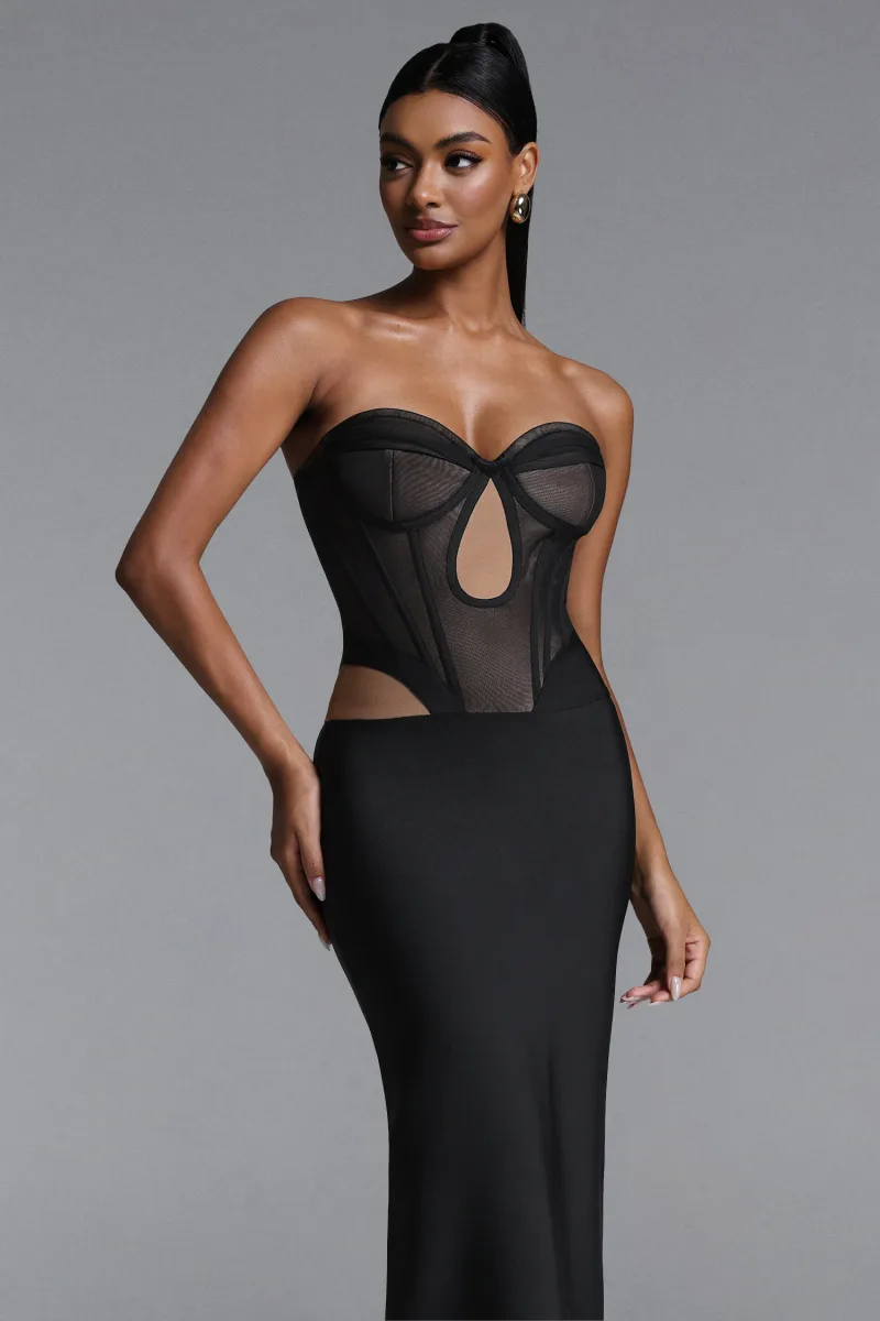 Maxi Dress Xaviera com Cut-Out