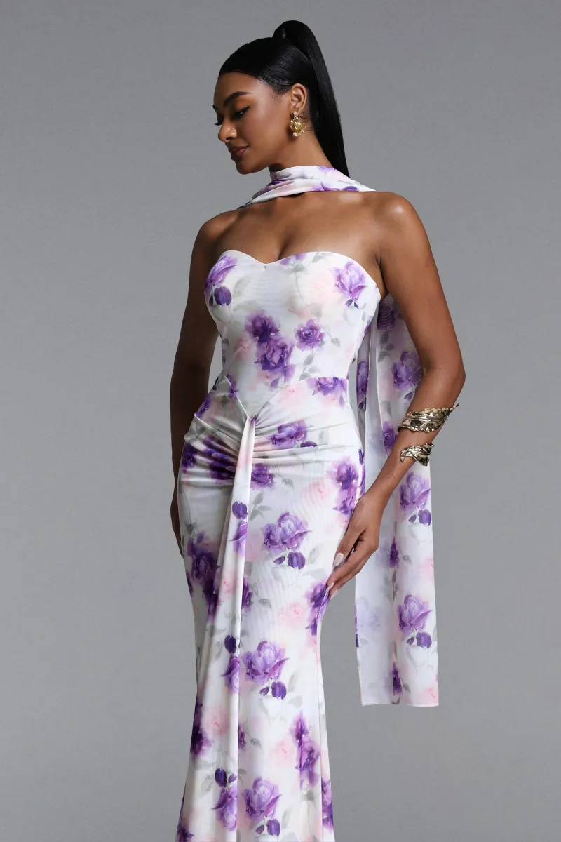 Maxi Dress Olivia com Estampa Floral