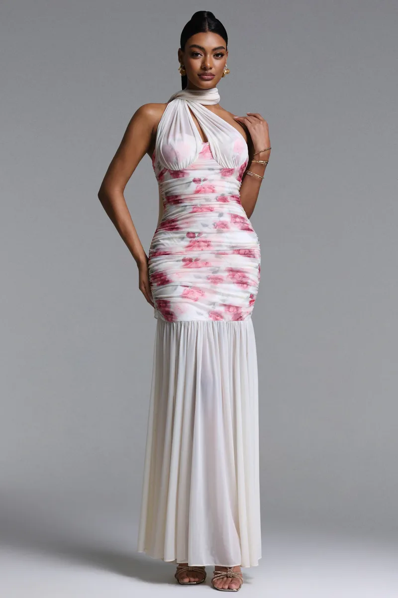 Maxi Dress Margarete com Estampa Floral