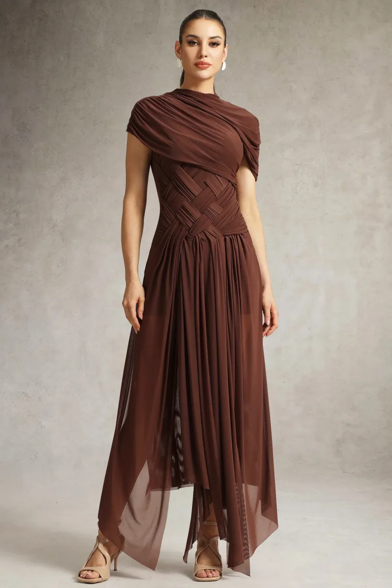 Vestido Maxi Hayden Tule Trançado