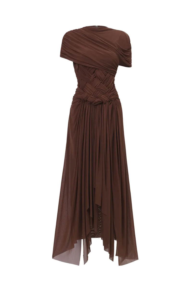 Vestido Maxi Hayden Tule Trançado