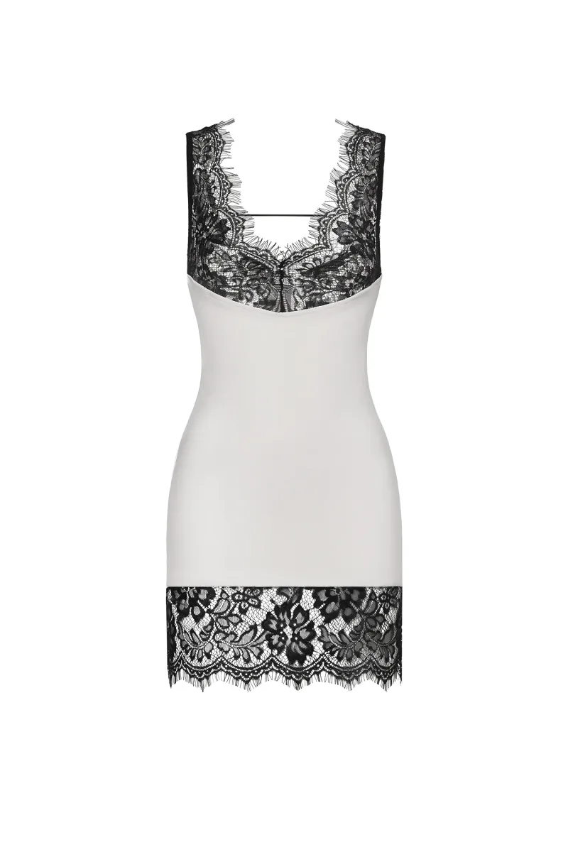 Vestido Mini Vocca com Decote em V e Renda