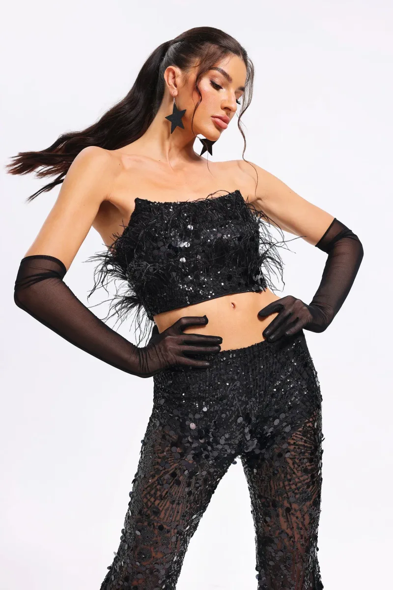 Conjunto Michaelia Paetê e Plumas