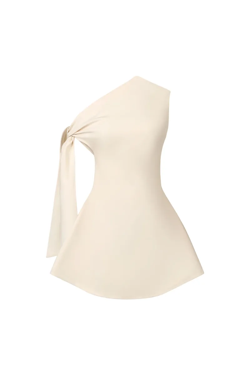 Vestido Mini Retale Um Ombro