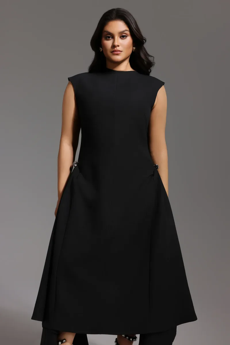 Vestido Maxi Paca com Choker