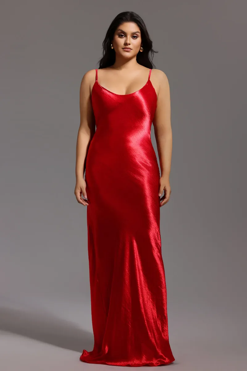 Vestido Maxi Emily Metalizado Vinho