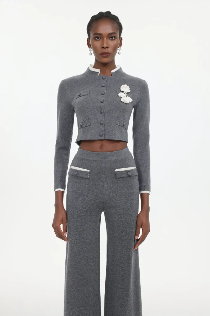 Conjunto Dois Peças Tureal Elegante com Top e Calça