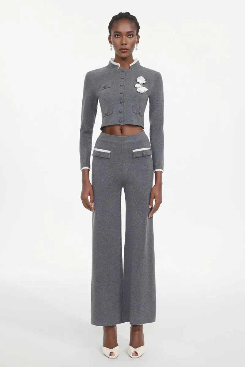 Conjunto Dois Peças Tureal Elegante com Top e Calça
