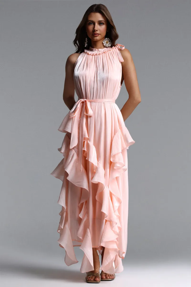 Vestido Maxi Dazie Resort em Organza - Flowy e Plissado