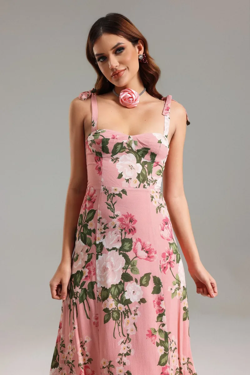 Vestido Midi Jayne com Estampa Floral
