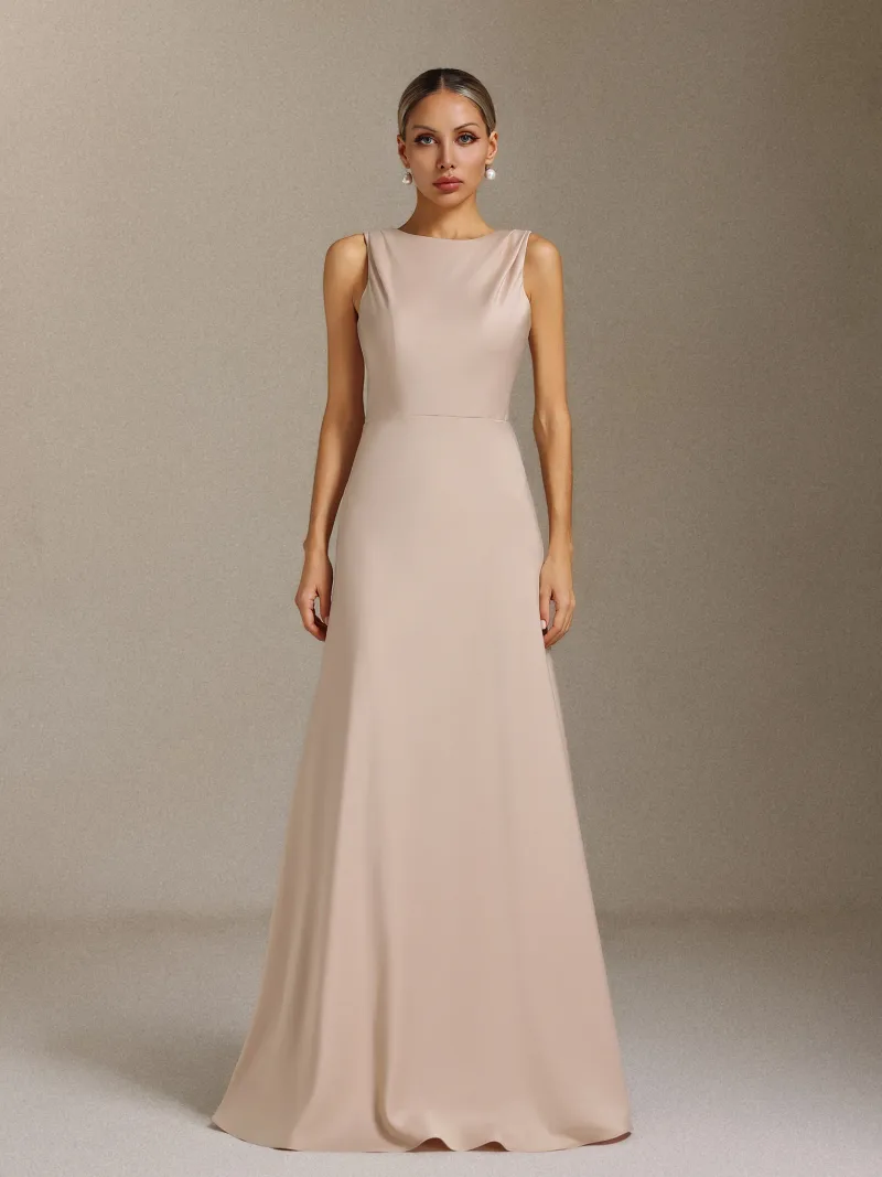 Vestido Maxi Kyra Sem Mangas e Costas Nuas