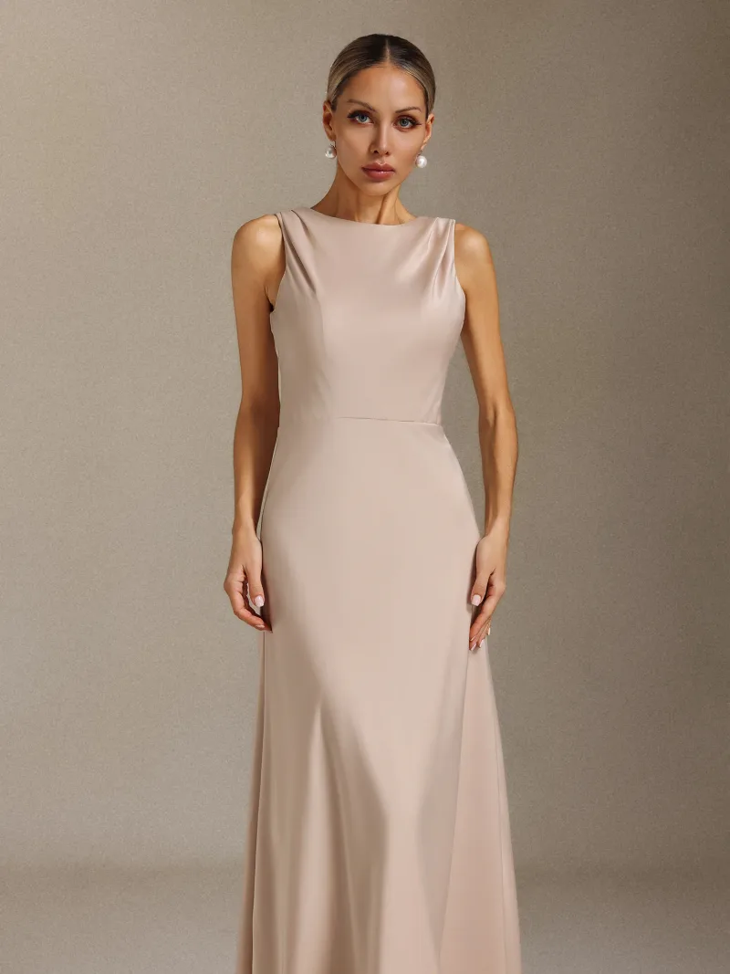 Vestido Maxi Kyra Sem Mangas e Costas Nuas