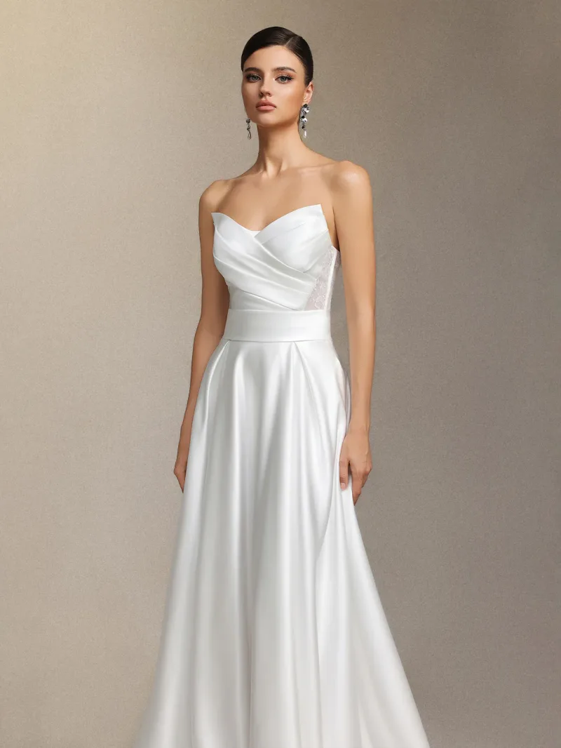 Vestido de Noiva Faran Maxi sem Alças