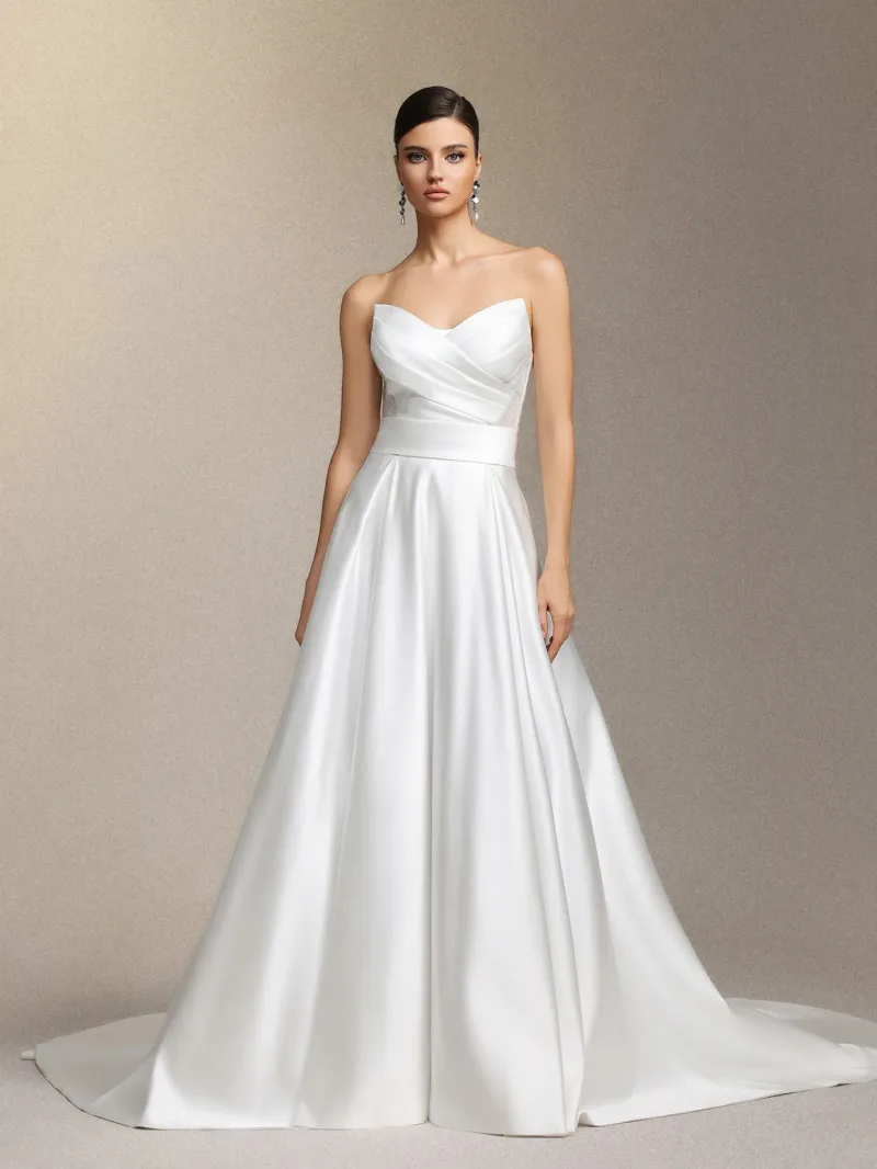 Vestido de Noiva Faran Maxi sem Alças