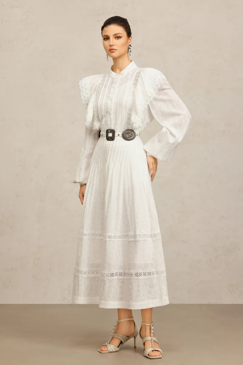Conjunto Duas Peças Ditala com Renda e Pregas
