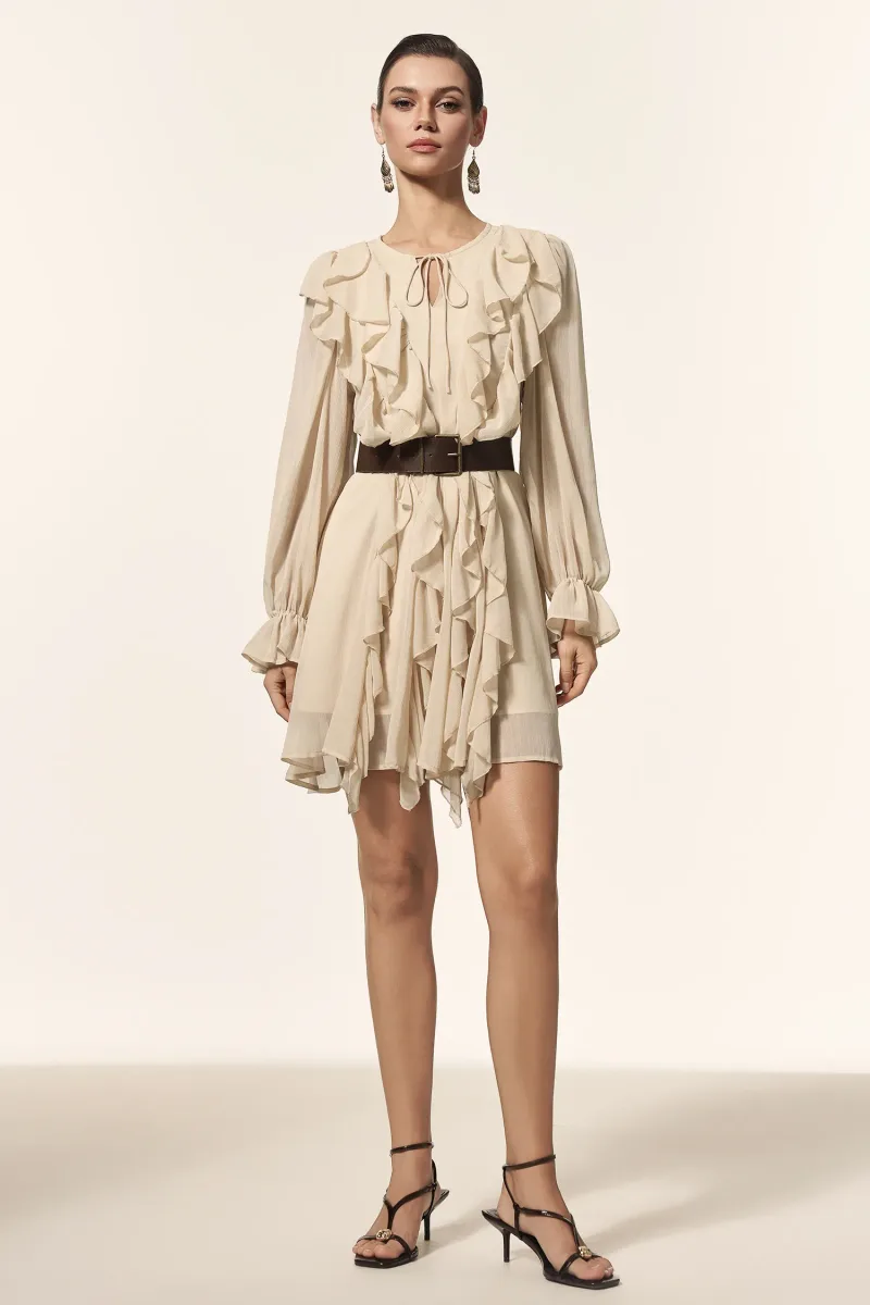 Vestido Mini Kavaza com Pregas