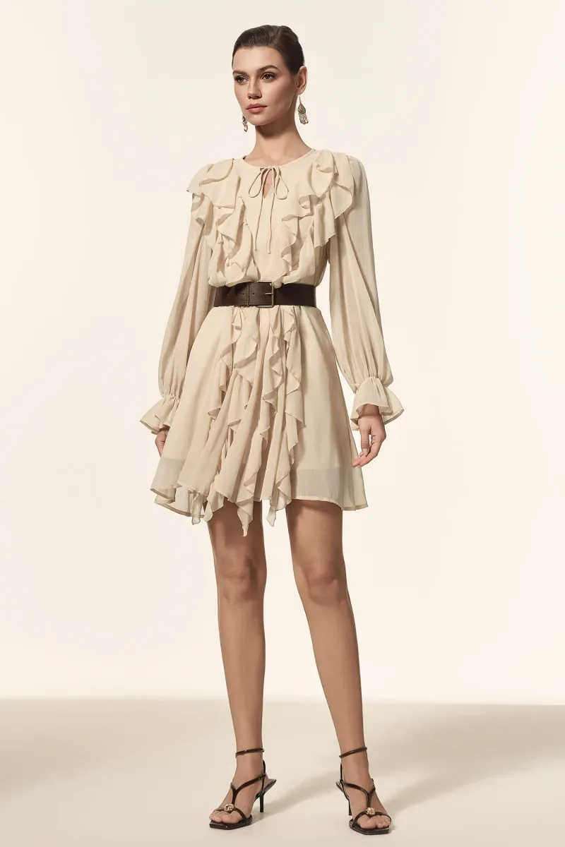 Vestido Mini Kavaza com Pregas