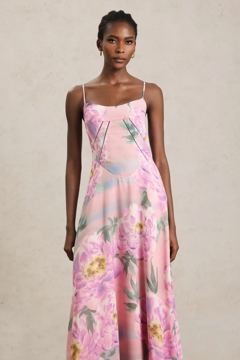 Halter Maxi Gwen com Floral Impresso