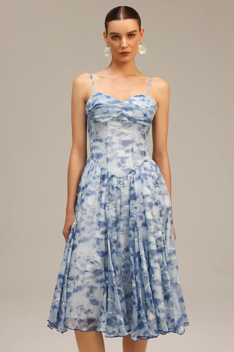 Halter Midi Lesa com Floral Impresso