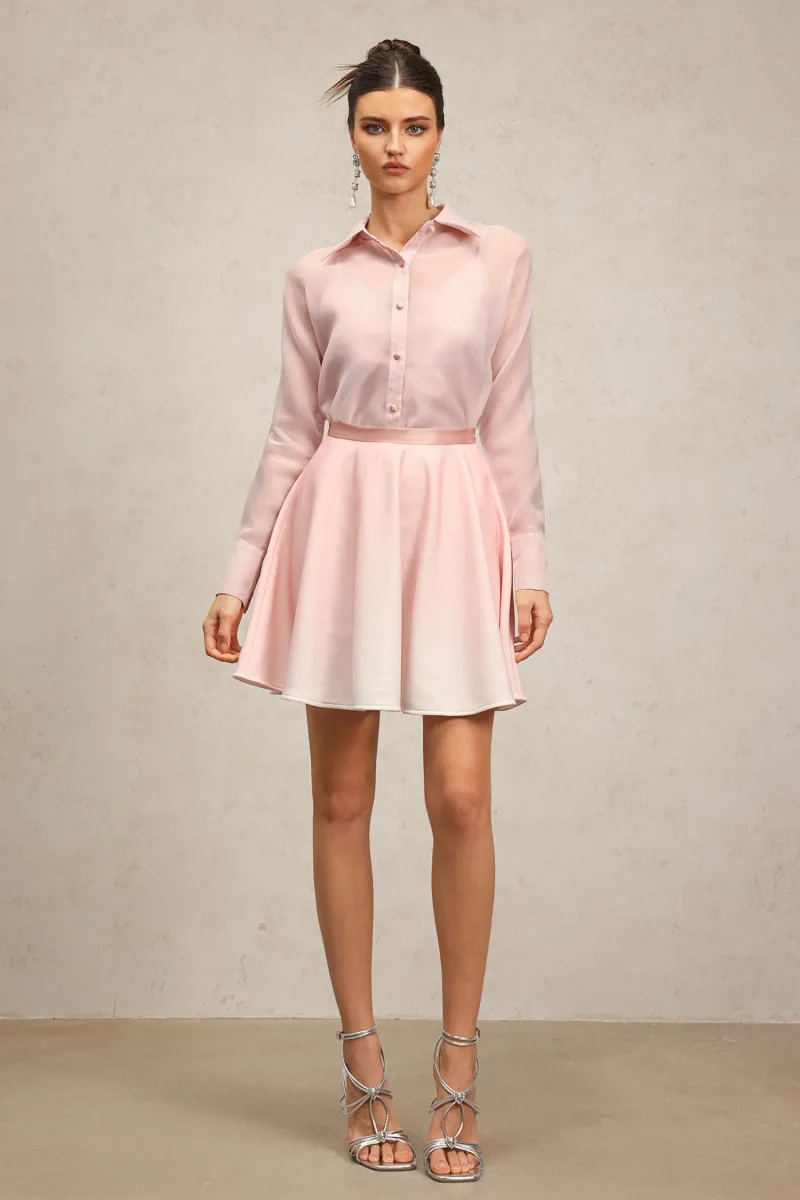 Two-Piece Lestie com Gola e Manga Longa