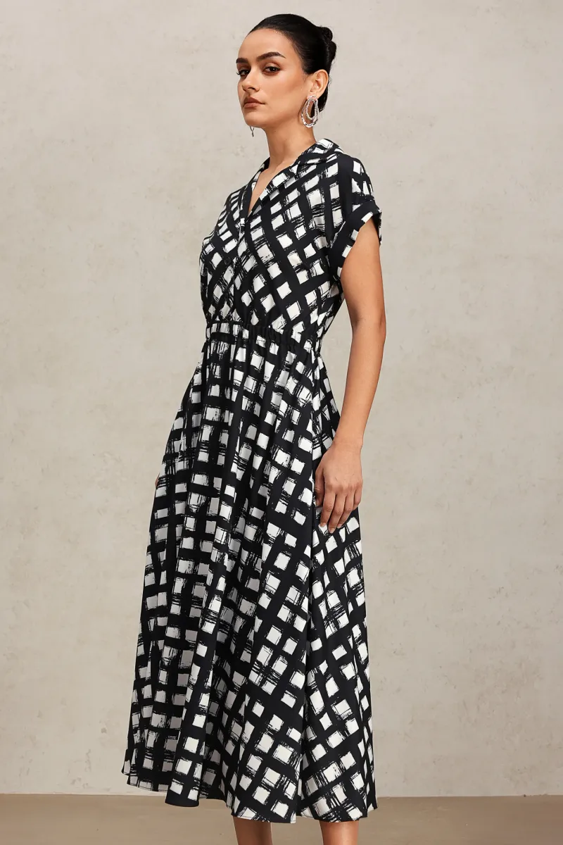Ivory Midi em Cambraia com Gola Padronizada