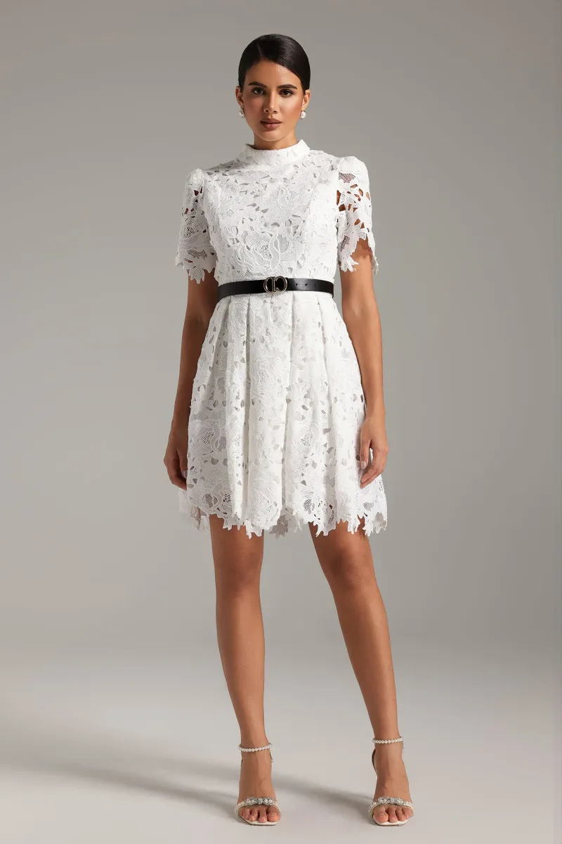 Vestido Midi Lyall em Renda
