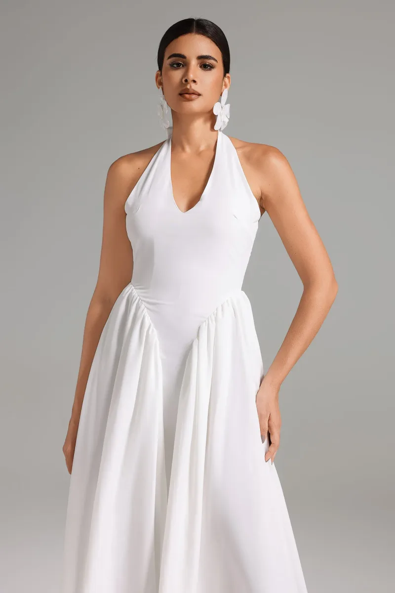 Halter Neck Maxi Dress Junya