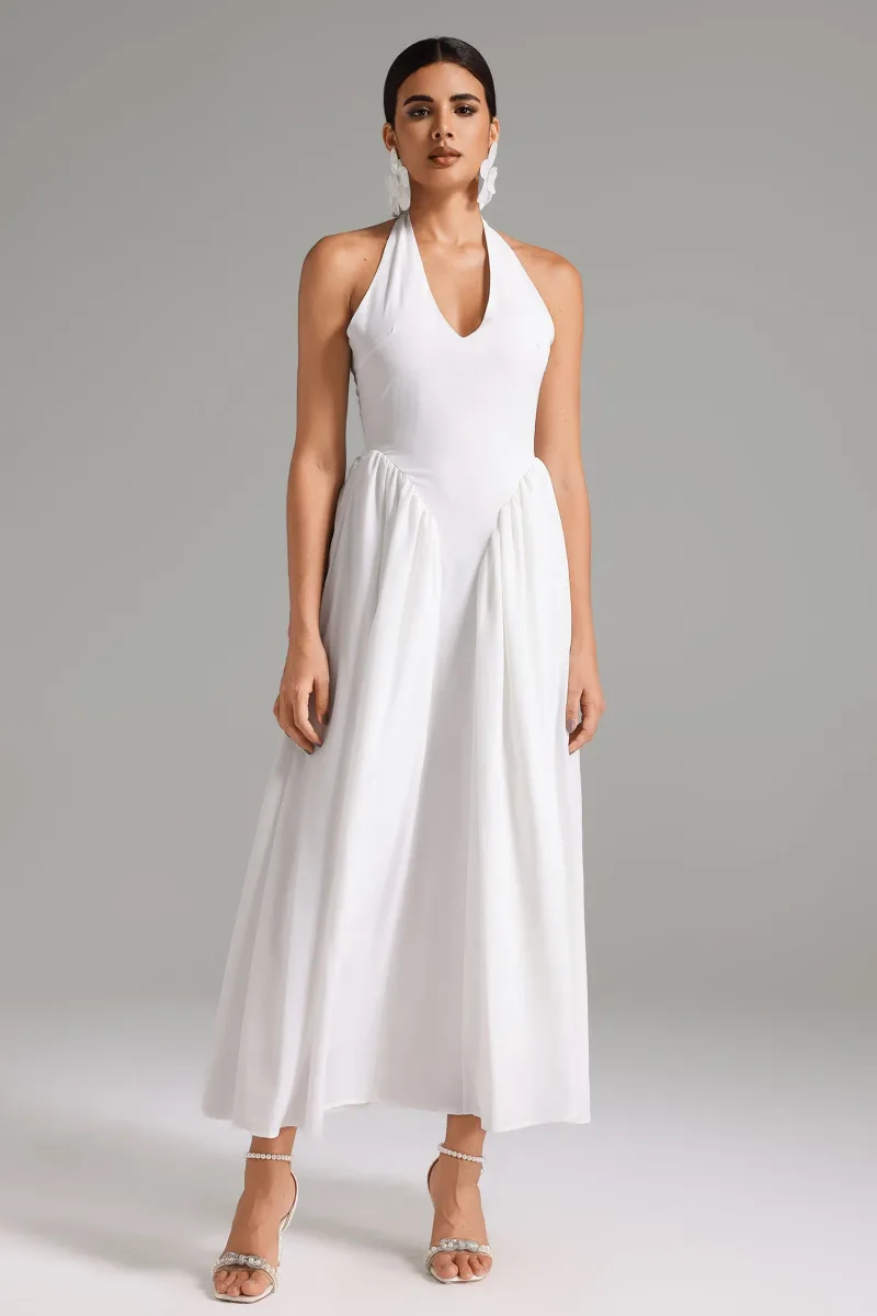 Halter Neck Maxi Dress Junya