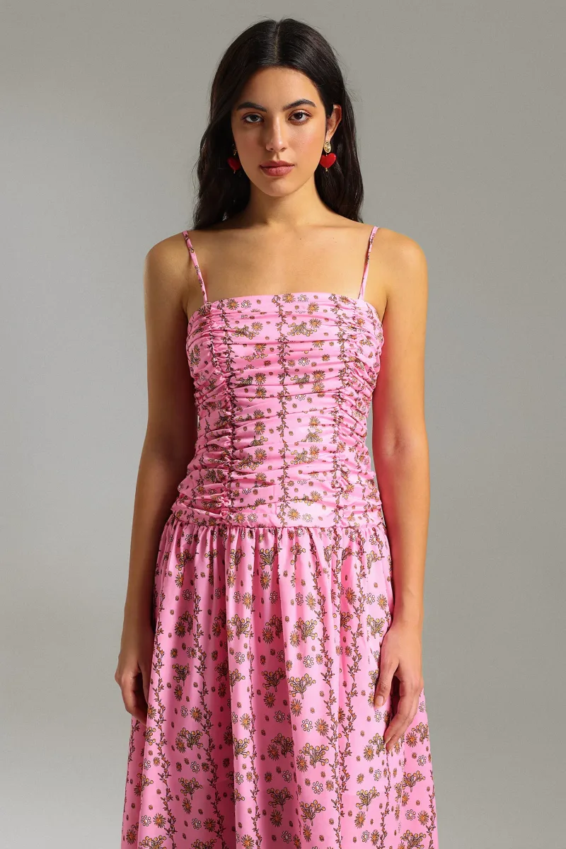 Vestido Zilpah Halter Estampado