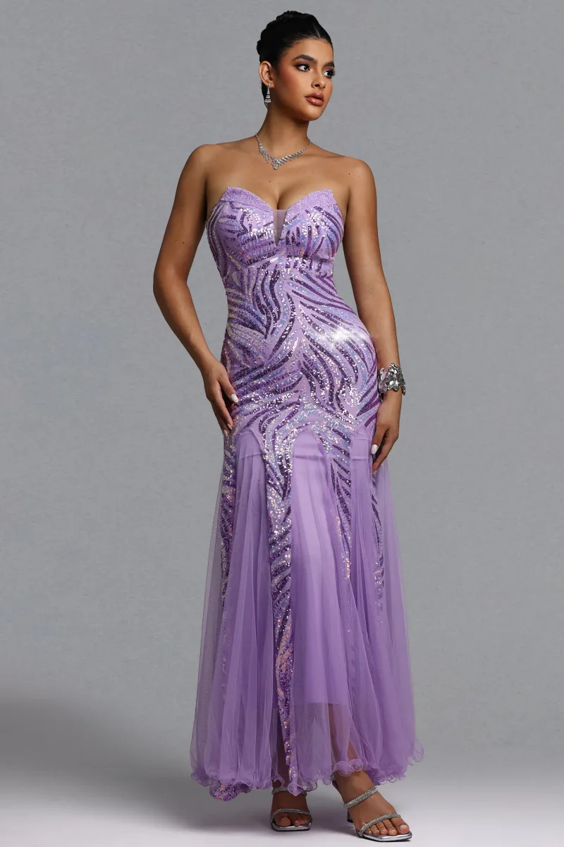 Vestido Maxi Sally com Paetês